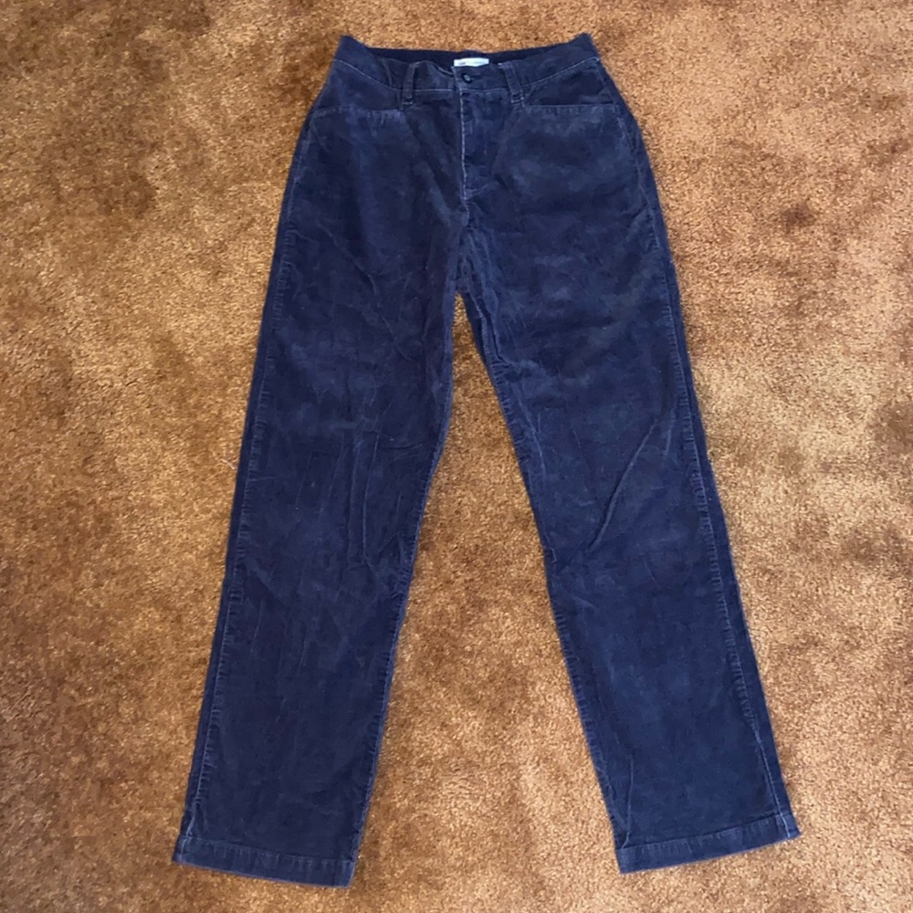 Lee Corduroy Black Pants - Women’s